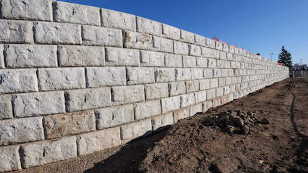 Commercial Landscaping-Retaining Wall